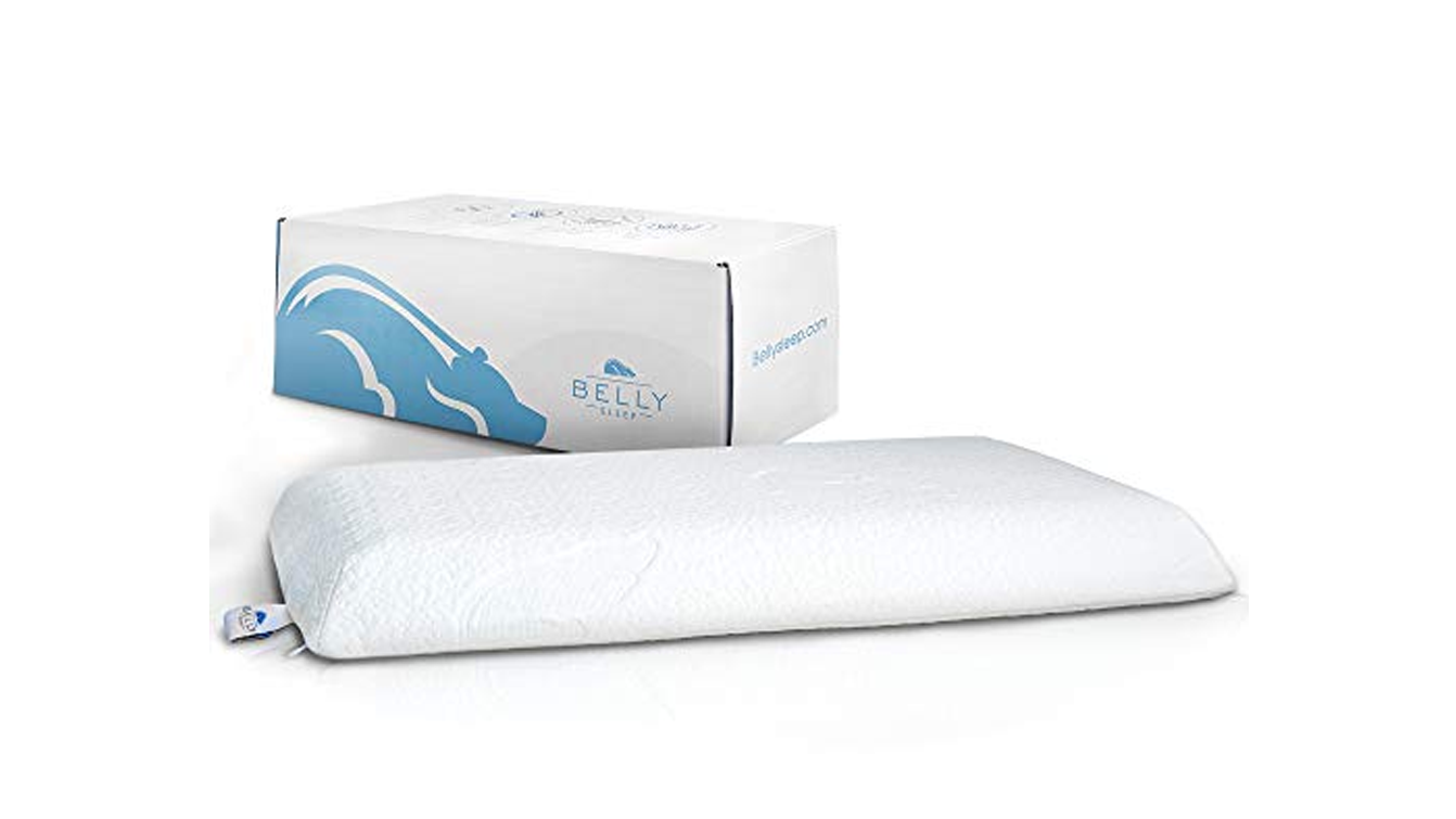 4. Belly Sleep Gel Infused Memory Foam Pillow 